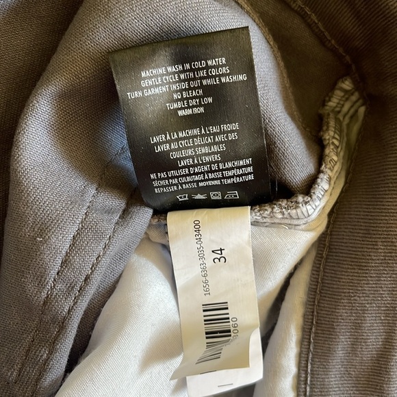 Zoo York W36/31 grey cotton/spandex zip up  pants - Picture 7 of 10